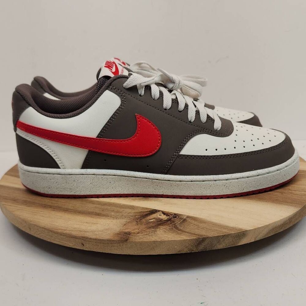 Nike Court Vision Low sneakers Mens Size 9.5 Red Gray